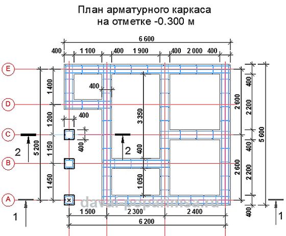 Проектирование фундамента для бани 5х6 метров