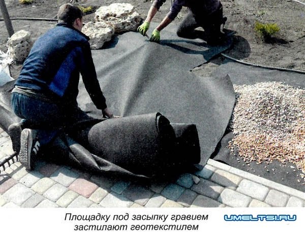 Гравийный сад: технология построения