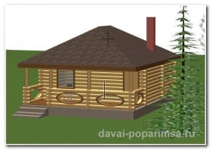 Баня 6х8 и ее планировка