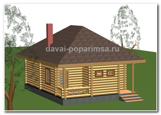 Баня с бассейном 6&times;8.5 метров