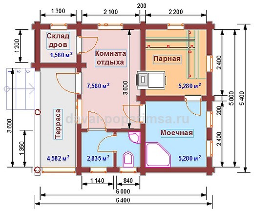 Русская баня &ndash; планировка, выбор и проектирование