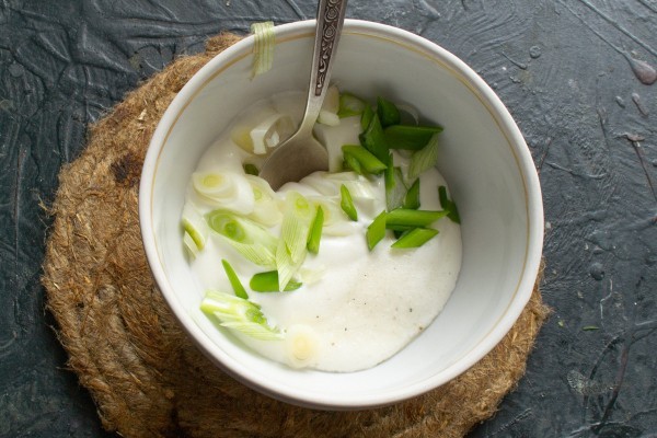 Блинчики с сыром и йогуртом